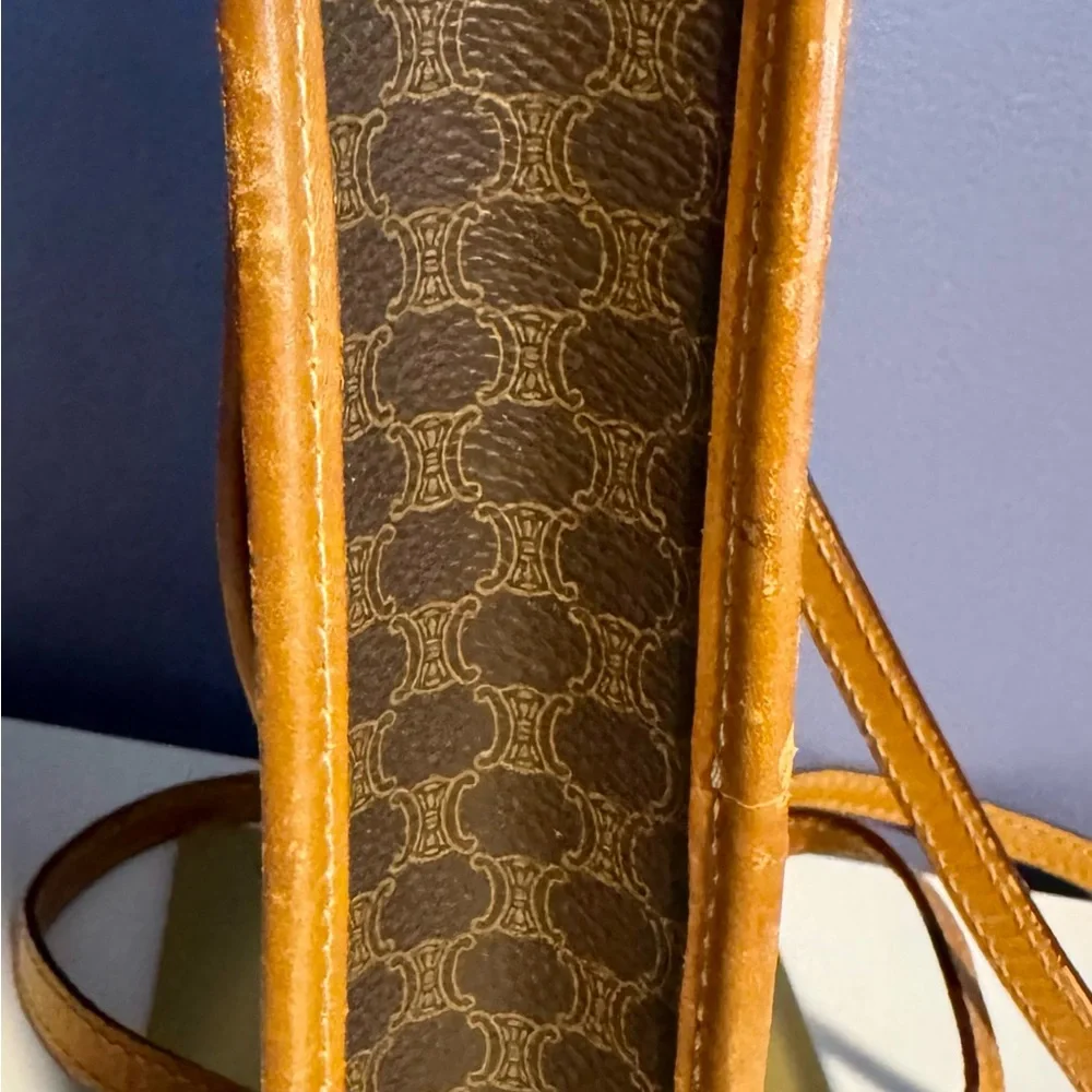 Vintage Celine Macadam Patterned Crossbody Bag and Wallet Set - Picture 6 of 14